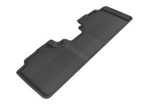 Cadillac SRX Floor Mats - Rear - 3D MAXpider - Kagu - Black - `10-`16